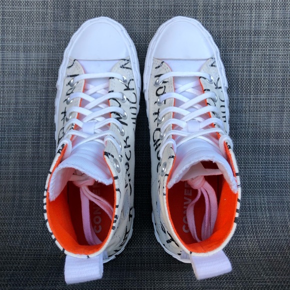 Converse High Top UNT1T!3D 'Not a
Chuck' Canvas sneakers Shoes Juniors size 4.5 - Picture 7 of 11